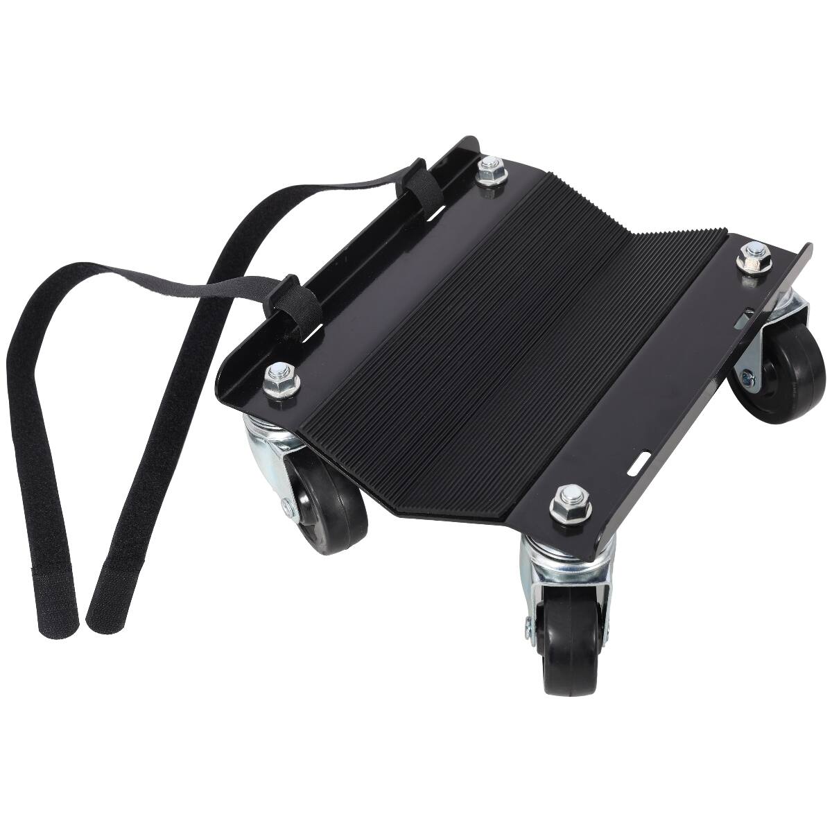 Alt View 6. Ropilly - Ropilly Heavy Duty Snowmobile Dolly V Slide Ski Dolly with Swivel Casters and Straps Black - Black.