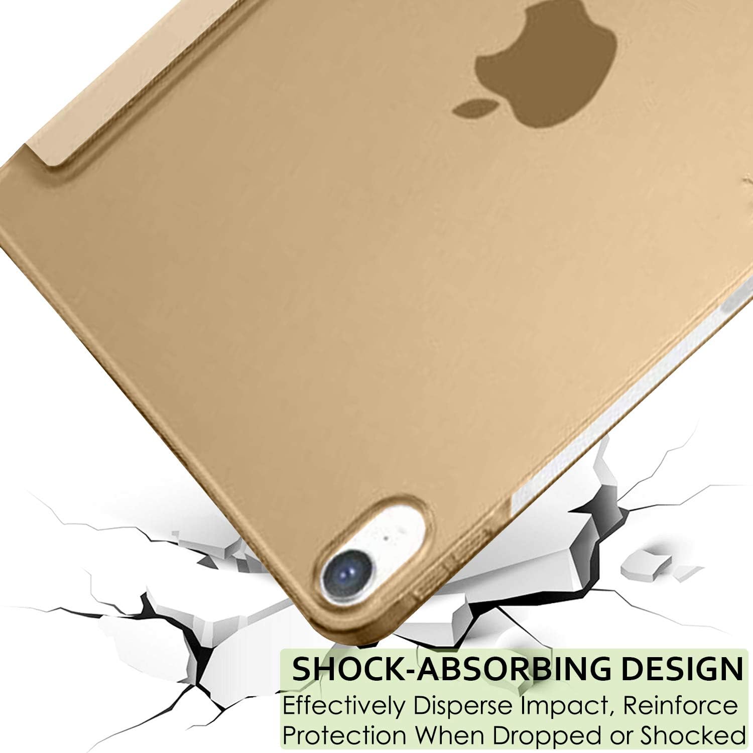 SHOCK-ABSORBING DESIGN  
Effectively Disperse Impact, Reinforce Protection When Dropped or Shocked