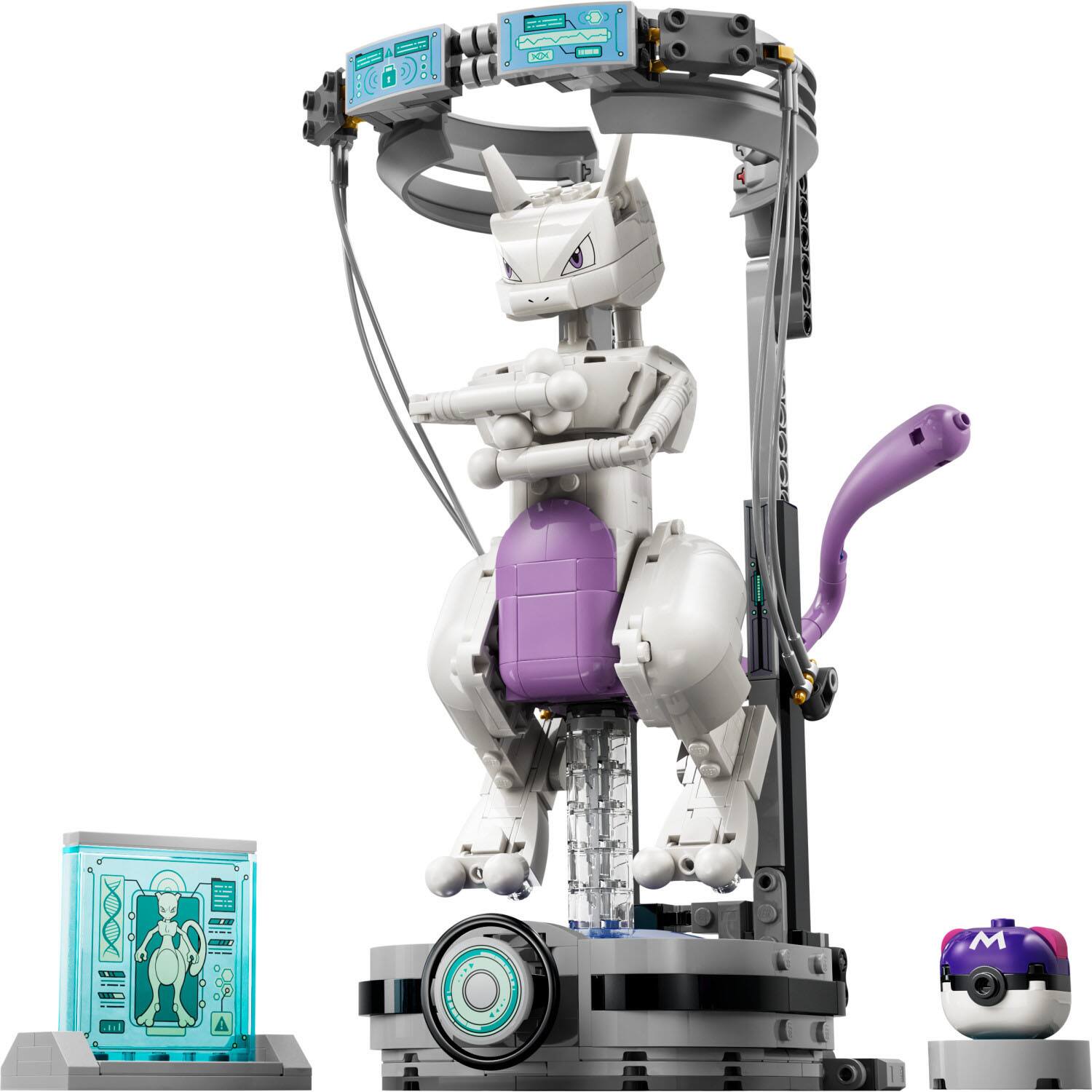 Angle. LEGO - Pokémon SMART Play: Mewtwo’s Lab Break 72163.