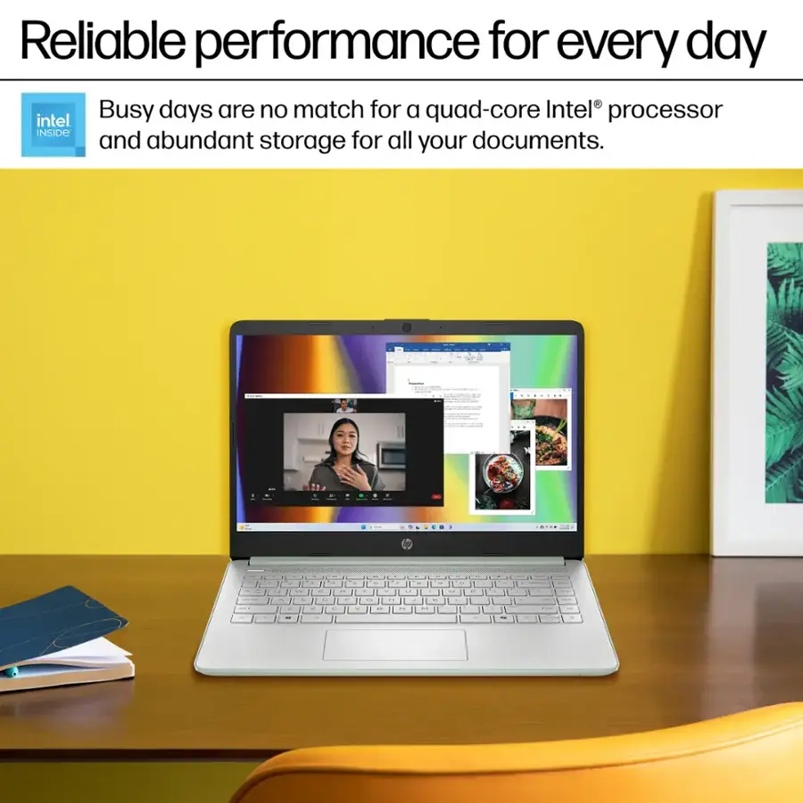 Reliable performance for every day Busy days are no match for a quad-core Intel processor and abundant storage for all your documents.