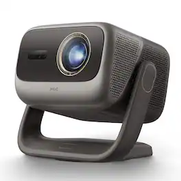 JmGO - N3 Ultimate 4K UHD Triple Laser Projector Google TV 5800 ISO Lumens Dolby Vision 1.7x Optical Zoom Home Cinema - Black