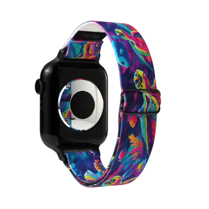 Front. ZOX - What If It Works Out NFC Smartwatch Band, 22mm - Multicolor.