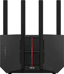 ASUS - RT-BE92U BE9700 Tri-Band Wi-Fi 7 Router - Black - Front_Zoom