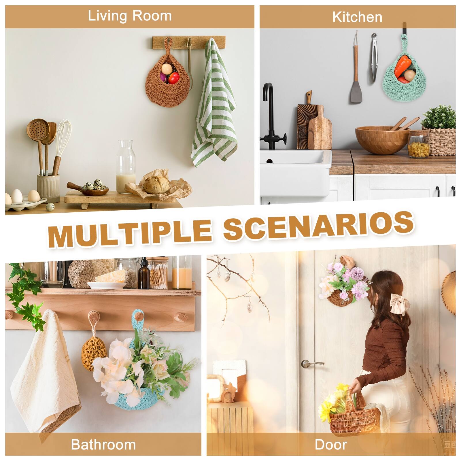 Living Room  
Kitchen  
MULTIPLE SCENARIOS  
Bathroom  
Door