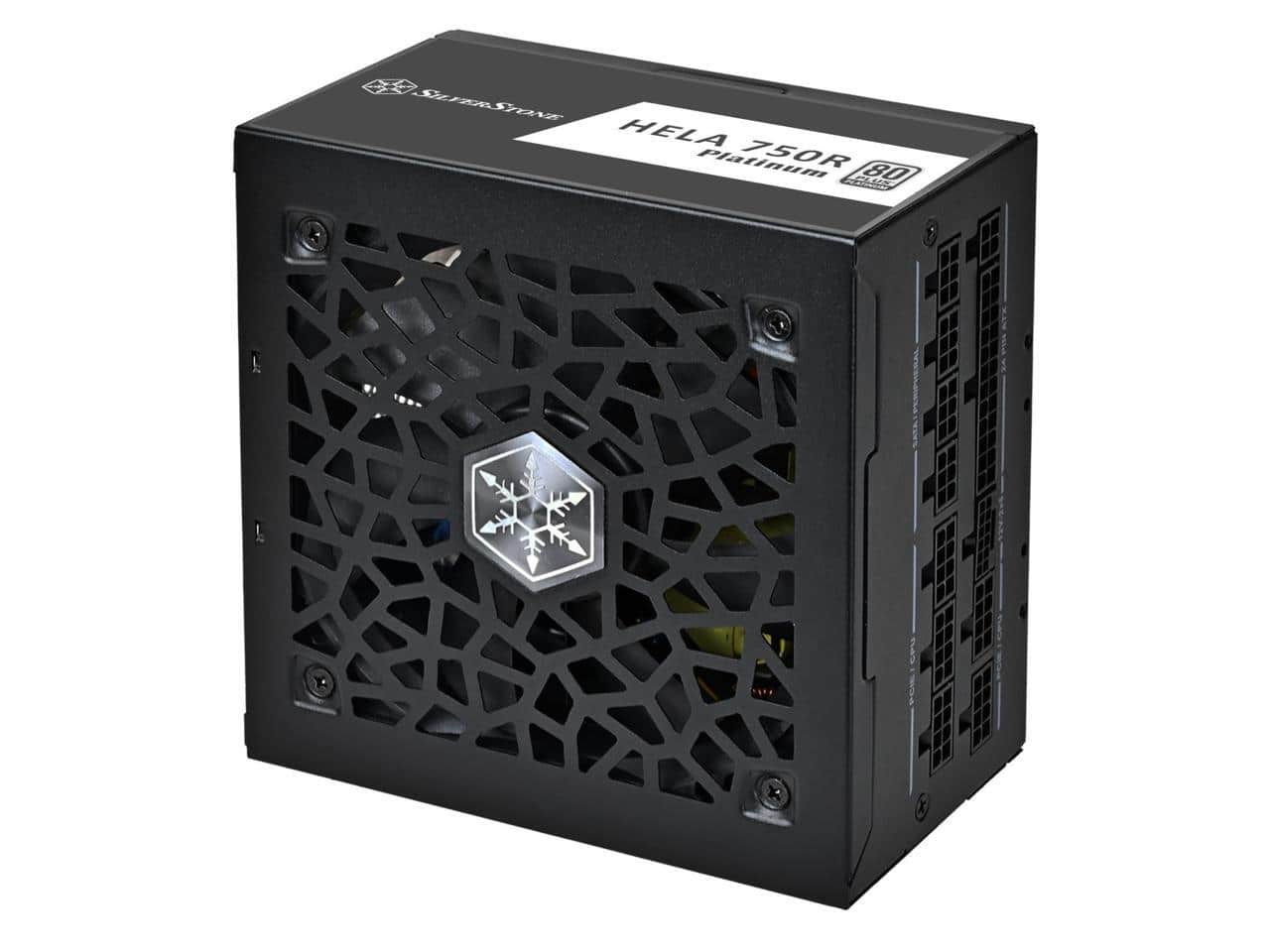SilverStone - Technology HELA 750R Platinum 80 PLUS Platinum 750W PCIe 5 Fully Modular ATX Power Supply