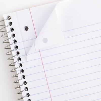 Alt View 2. Mead - Mead Spiral 3-Subject Notebooks, 8.5" x 11", College Ruled, 120 Sheets, Color chosen at random (06710) - Assorted.