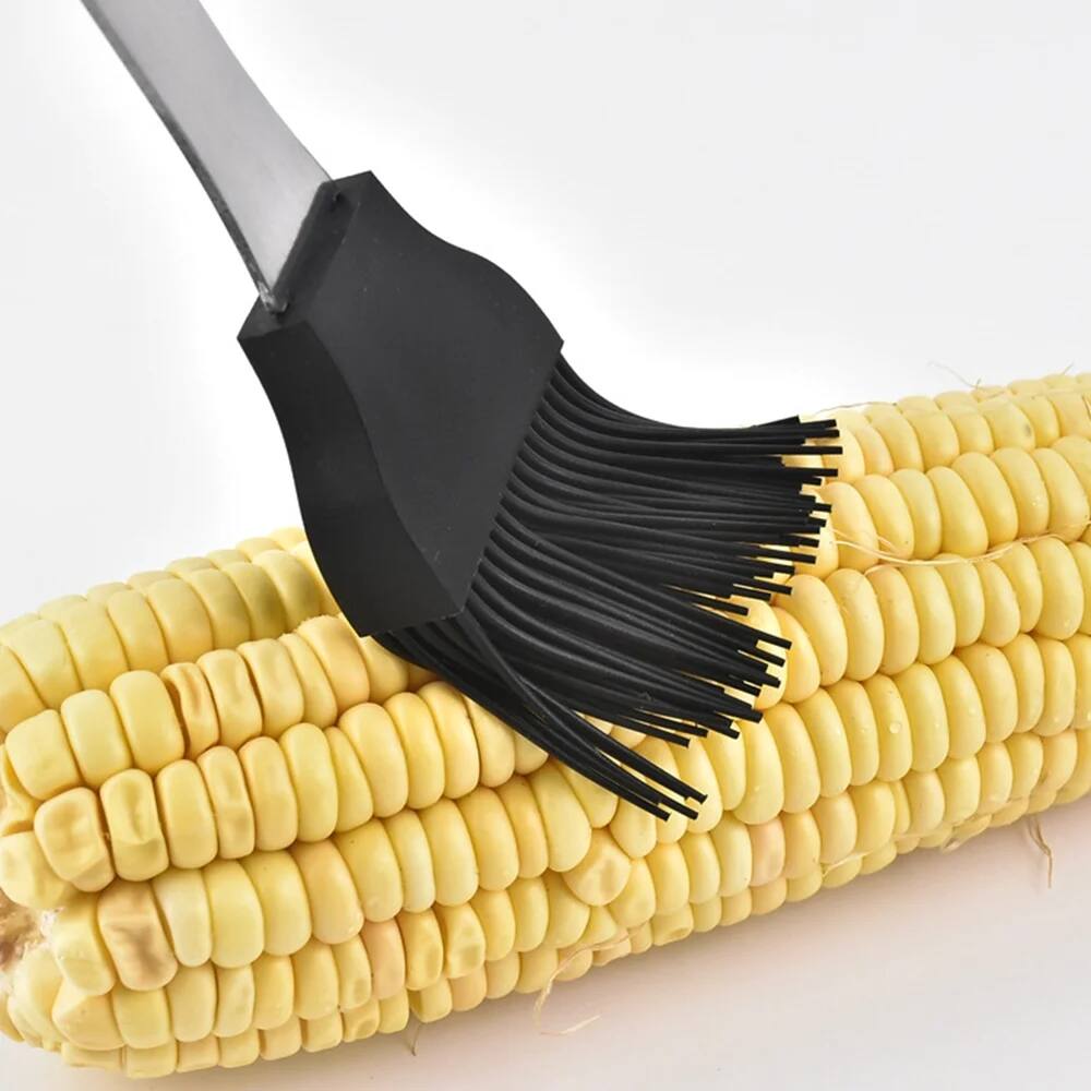 Alt View 2. MOVSSOU - BBQ Grill Tools Set Stainless Steel with Case 9 Pcs - silver.