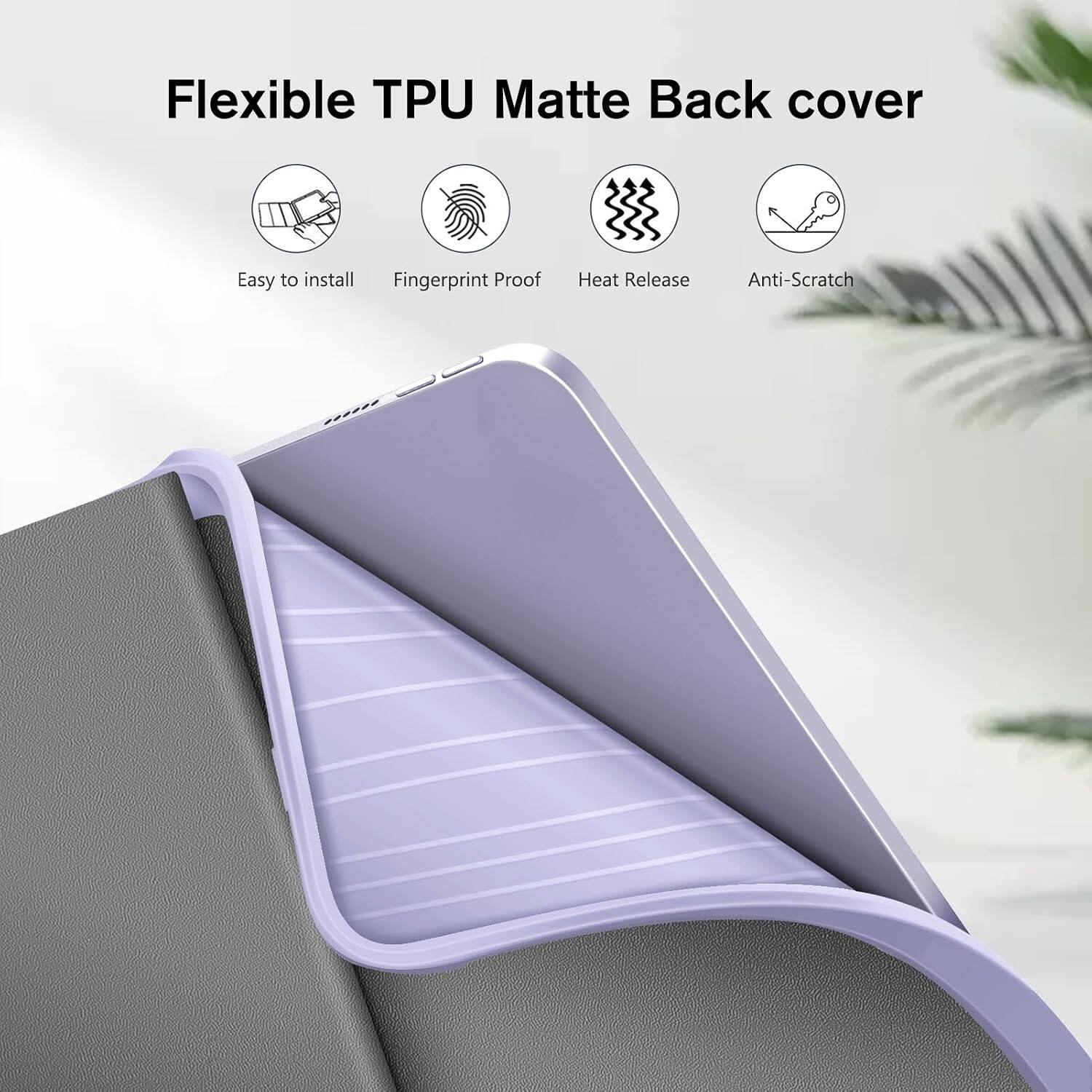 Flexible TPU Matte Back cover

- Easy to install
- Fingerprint Proof
- Heat Release
- Anti-Scratch