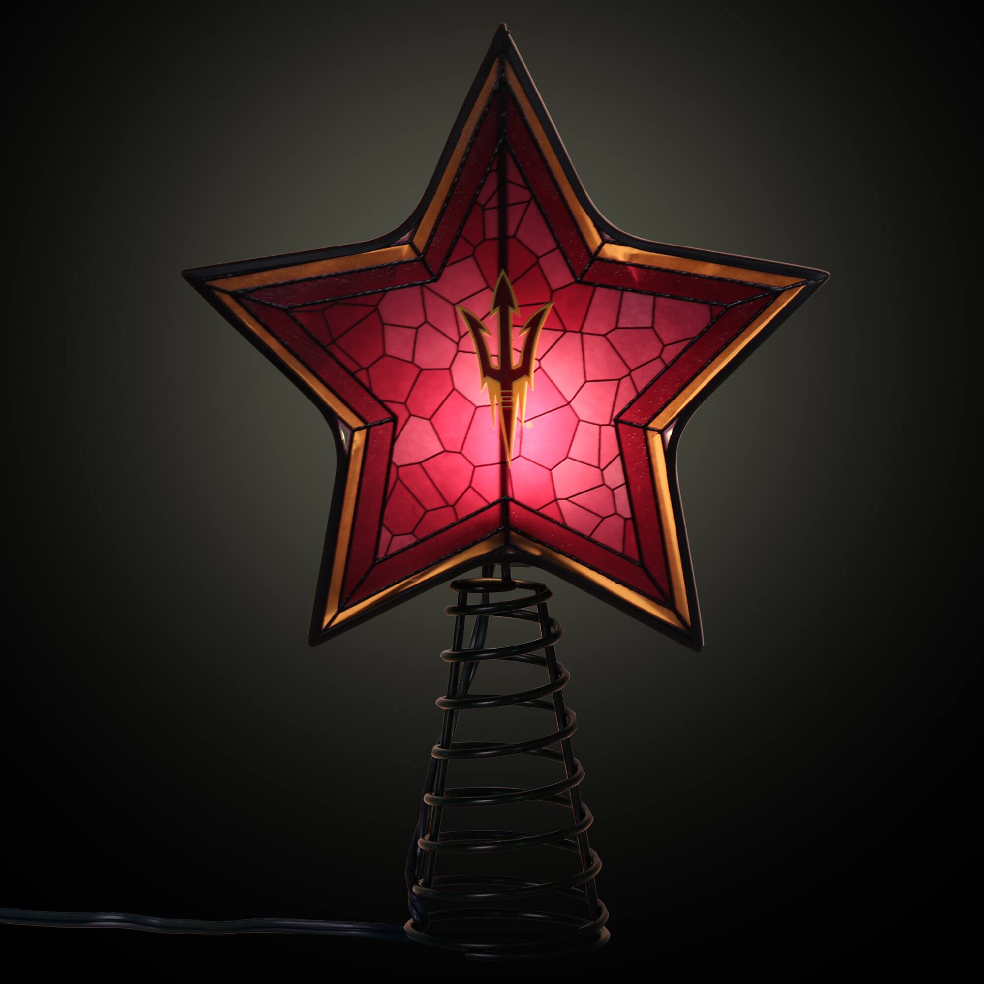 Alt View 1. The Memory Company - Arizona State Sun Devils Mosaic Tree Topper - Multicolor.