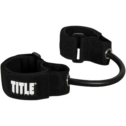 Front. TITLE Boxing - Title Boxing Fast Feet 2.0 Resistance Training Band - Black - Black.