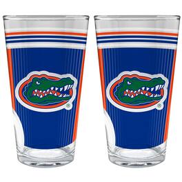 Great American Products - Florida Gators Two-Piece 16oz. Pint Glass Set - Multicolor