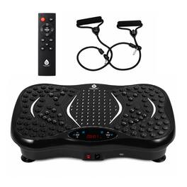 Pursonic - Vibration Plate Fitness Platform – Full-Body Exercise Machine - Black