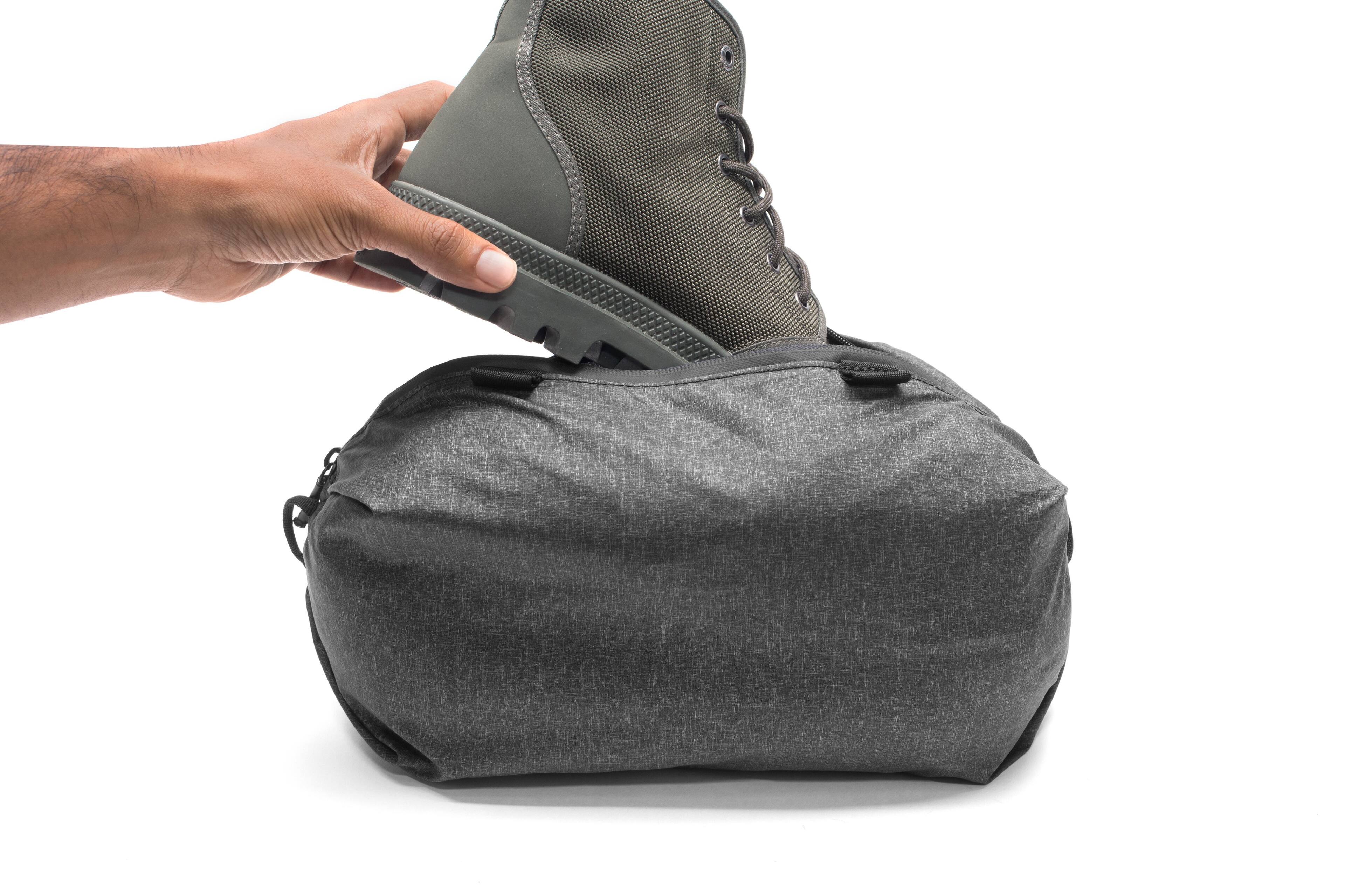 Alt View 12. Peak Design - Shoe Pouch - Charcoal.