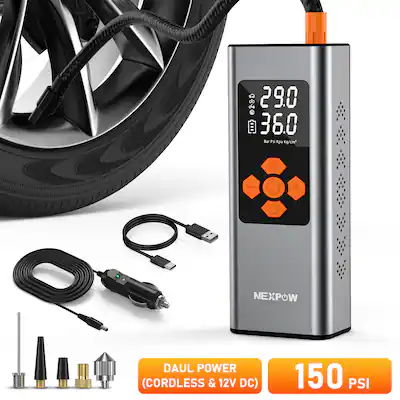 electric bicycle tire air pump Portable Weighs only 97g ROCKBROS HW140 Mini Electric Air