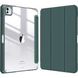 Kitcheniva - Ultra Thin Hybrid Case For iPad Pro 11 Inch M4 2024 Transparent Shell - Midnight Green