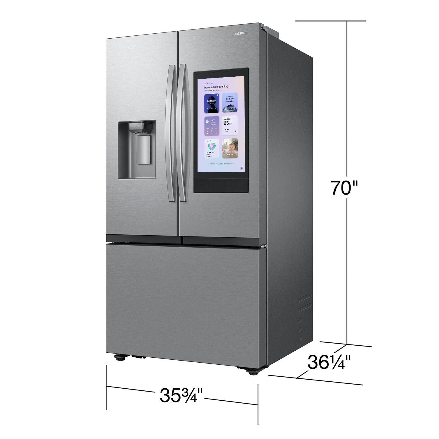 SAMSUNG

Kit 3 sa evering

Mange

LANTY shout

0

- 25

-

-

!

... - -

-

70"

361/4

353/4