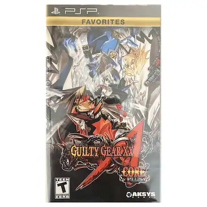 PSP
FAVORITES
GUILTY GEAR XX CORE PLUS
TEEN
AKSYS
ESRB - T (Teen 13+)