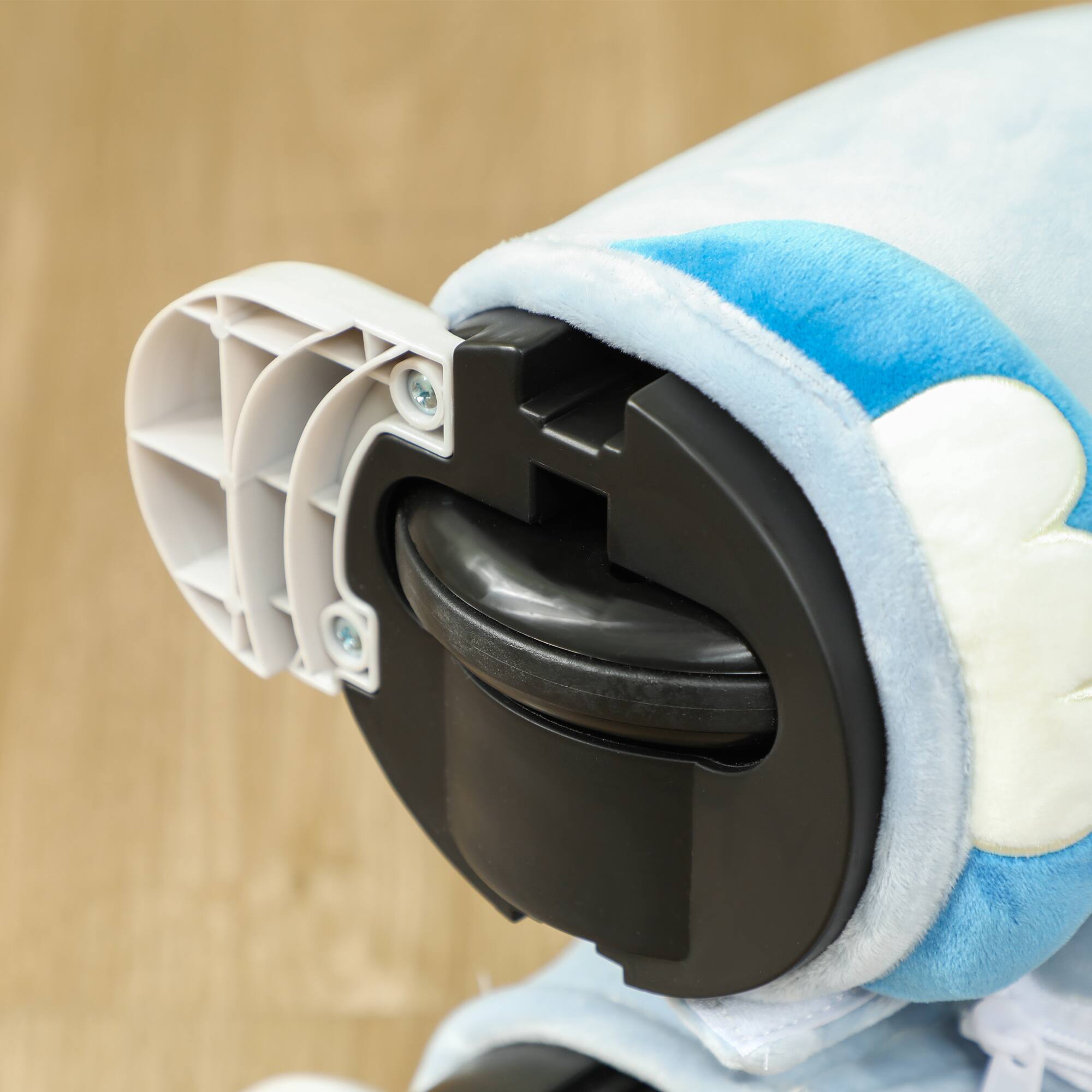 Alt View 5. Qaba - 6V Kids Ride on Horse, Battery Powered Toy, Tyrannosaurus Electric Animal with Music Fwd, PU Wheels, for 18-36 Months.