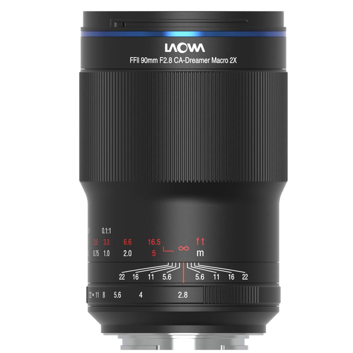 MOVI FFI 90mm F2.8 CA-Dreamer Macro 2X 0.1:1 25 3.3 1.75 1.0 6.6 2.0 16.5 5 8 ft m 22 16 11 5.6 5.6 11 16 22 2 211 11 8 5.6 4 2.8