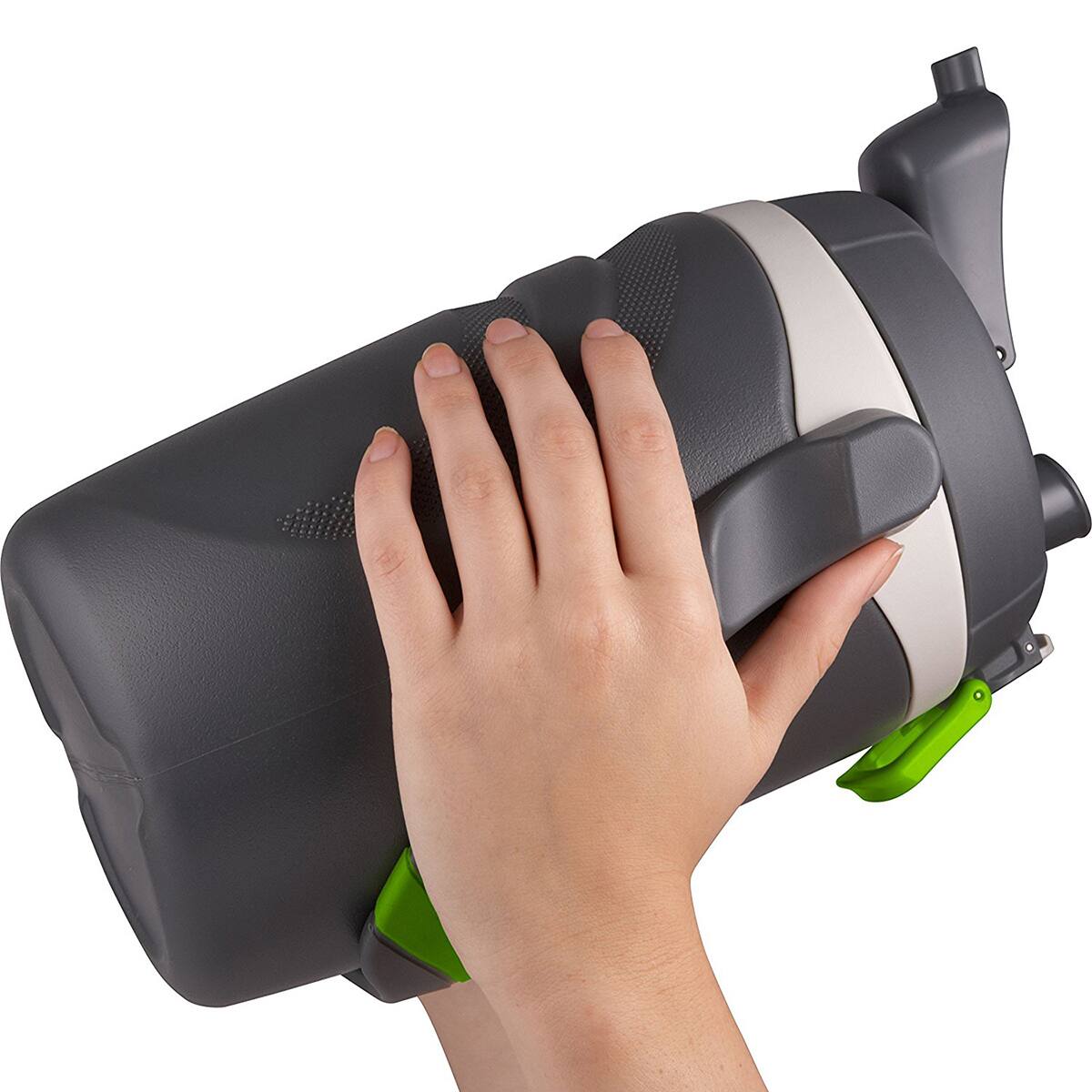 Alt View 4. Thermos - Thermos 64 oz. Foam Insulated Flip-Up Lid Water Bottle with Handle - Charcoal - Gray.