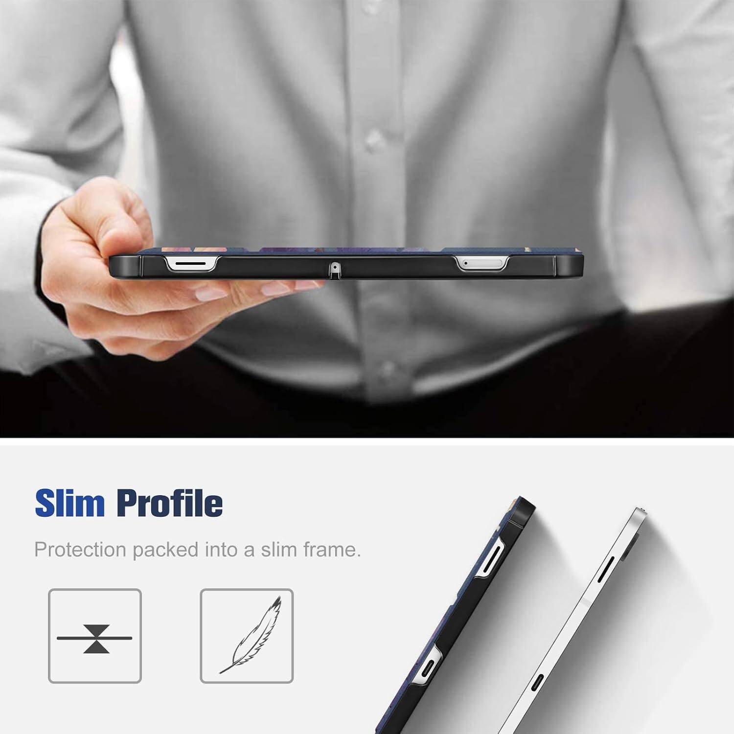 Slim Profile  
Protection packed into a slim frame.