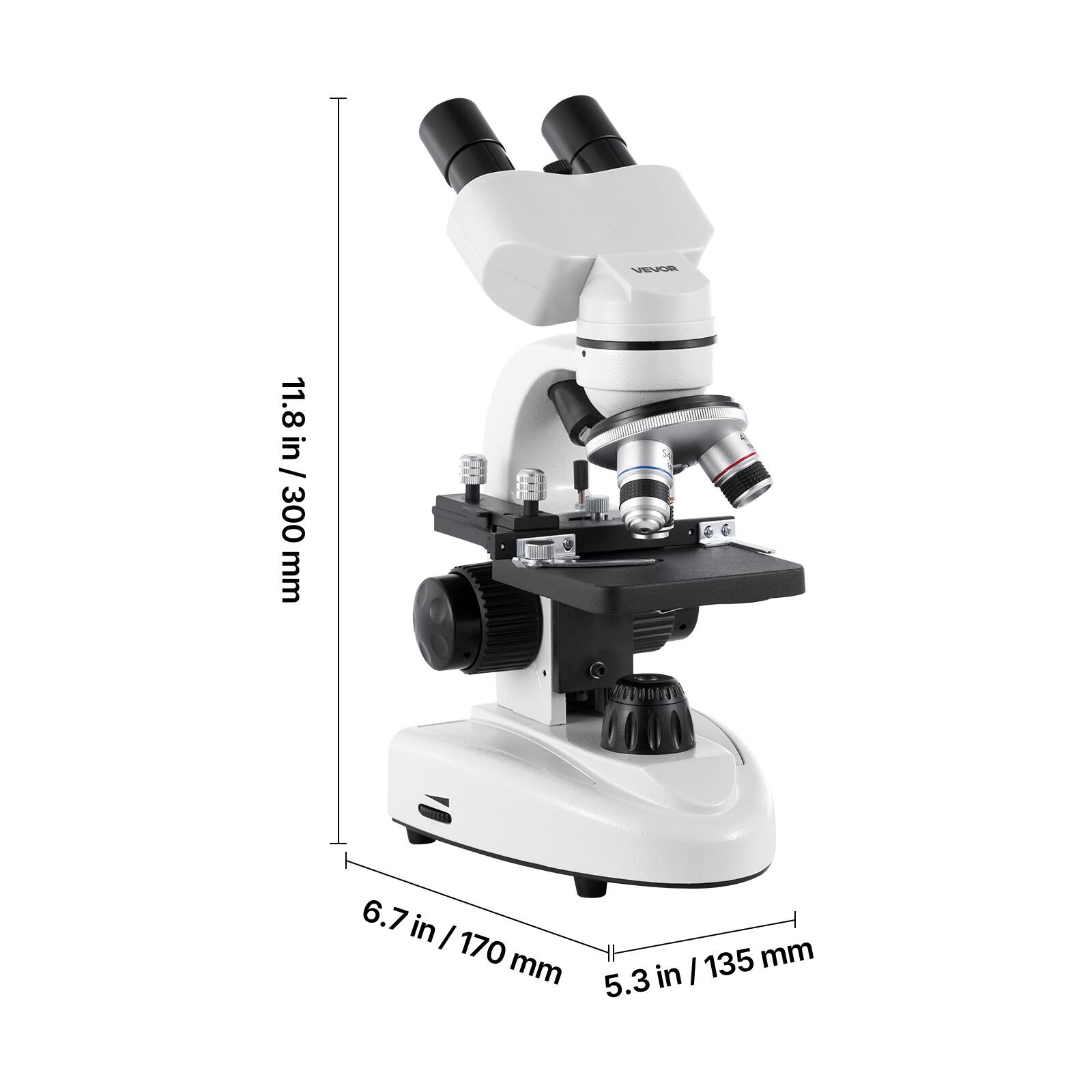 VEOR 11.8 in / 300 mm - 6.7 in / 170 mm - 5.3 in / 135 mm