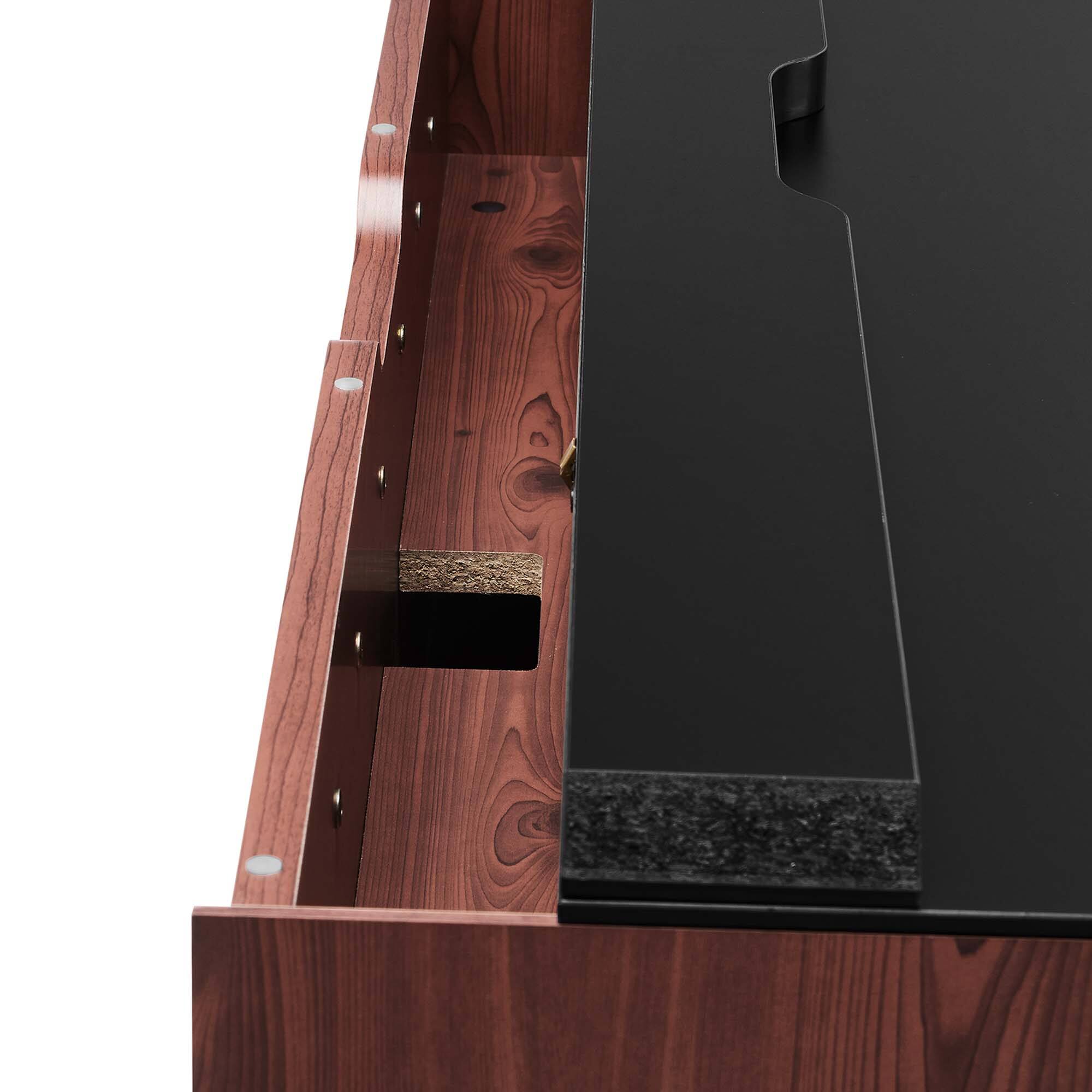 Alt View 4. Modway - Kinetic 49" Wall-Mount Office Desk by Modway - Black Cherry.