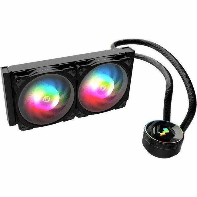 Front. In Win - In Win MR24 Cooling Fan/Water Block/Pump - 4.72" Maximum Fan Diameter - 2 x Fan(s) - 60.10 CFM Maximum Airflow - 2200 - Unknown.