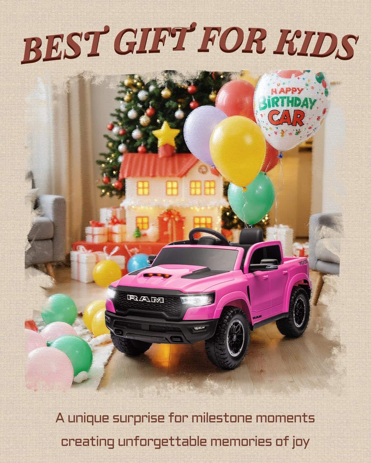 BEST GIFT FOR KIDS

A unique surprise for milestone moments creating unforgettable memories of joy