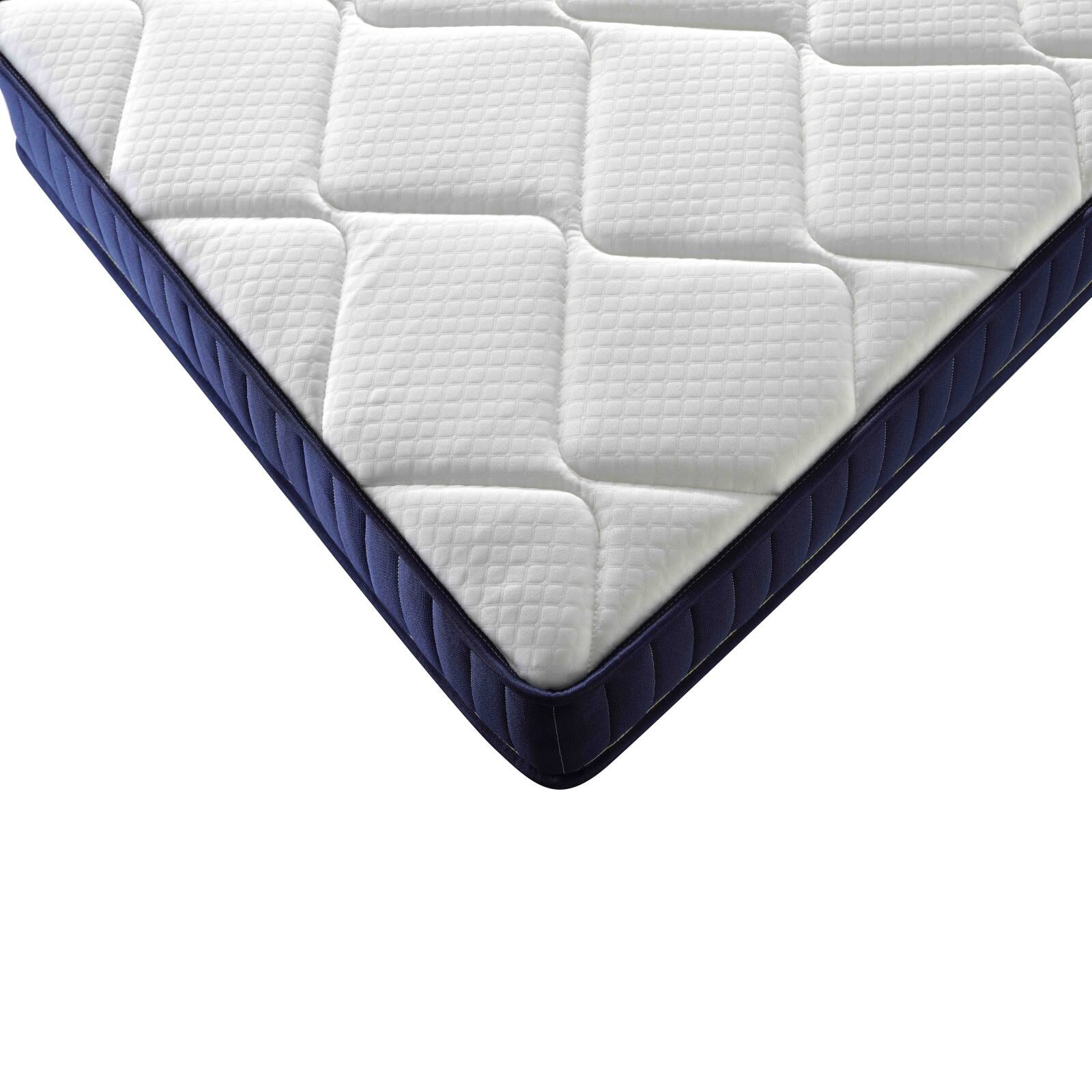 Alt View 5. Glintex - 6 Inch Twin Mattress, Foam and Spring Hybrid Mattress in a Box, Medium Soft, Breathable Fabric, CertiPUR-US Certified - White+Blue.