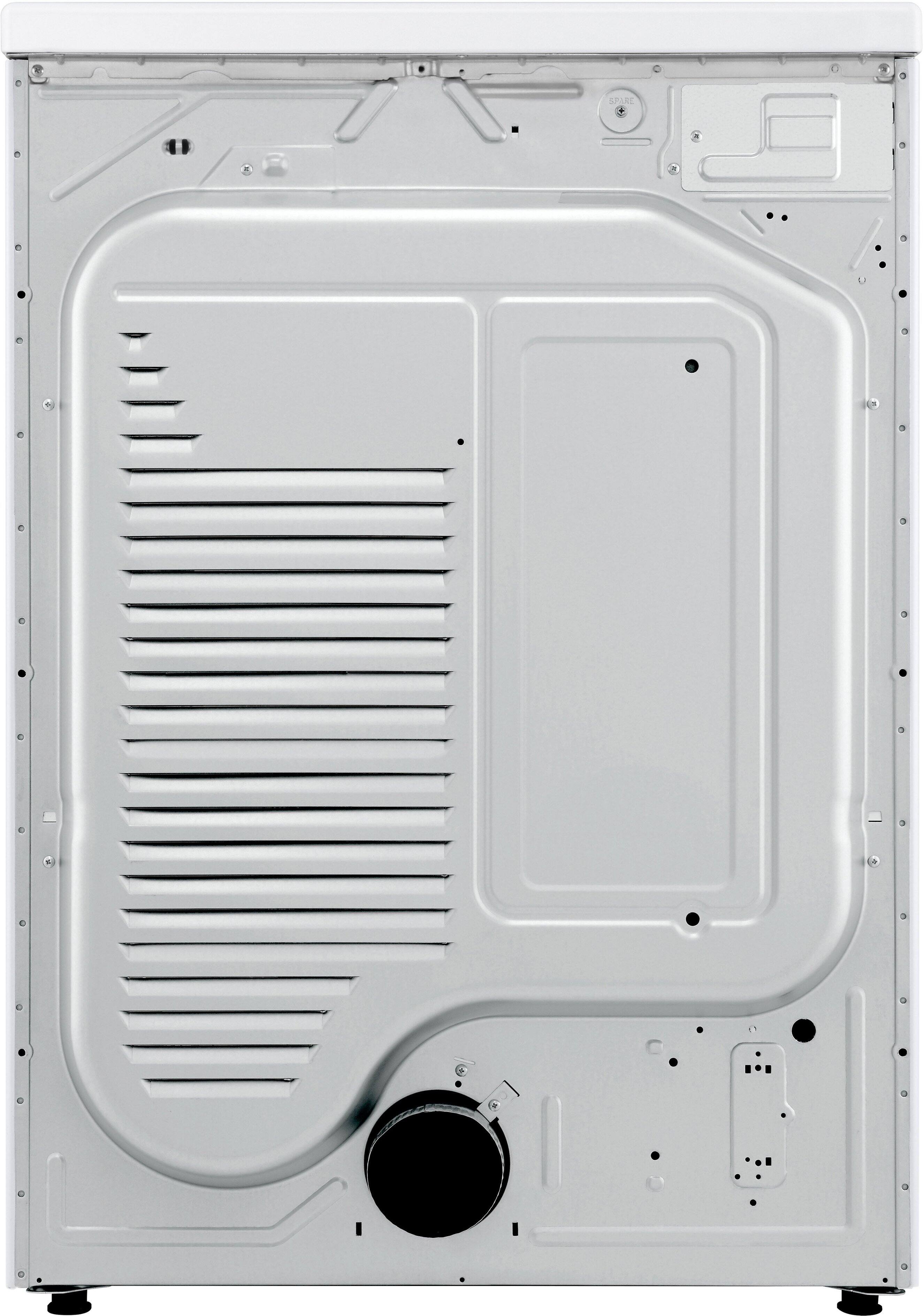 Alt View 12. LG - 7.4 Cu. Ft. Ultra Large Stackable Smart Electric Dryer with AI Sensor Dry and LoDecibel Quiet Operation - White.