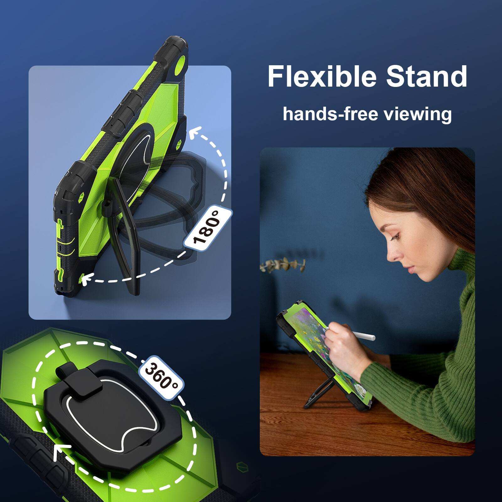 Flexible Stand hands-free viewing 180° 360°