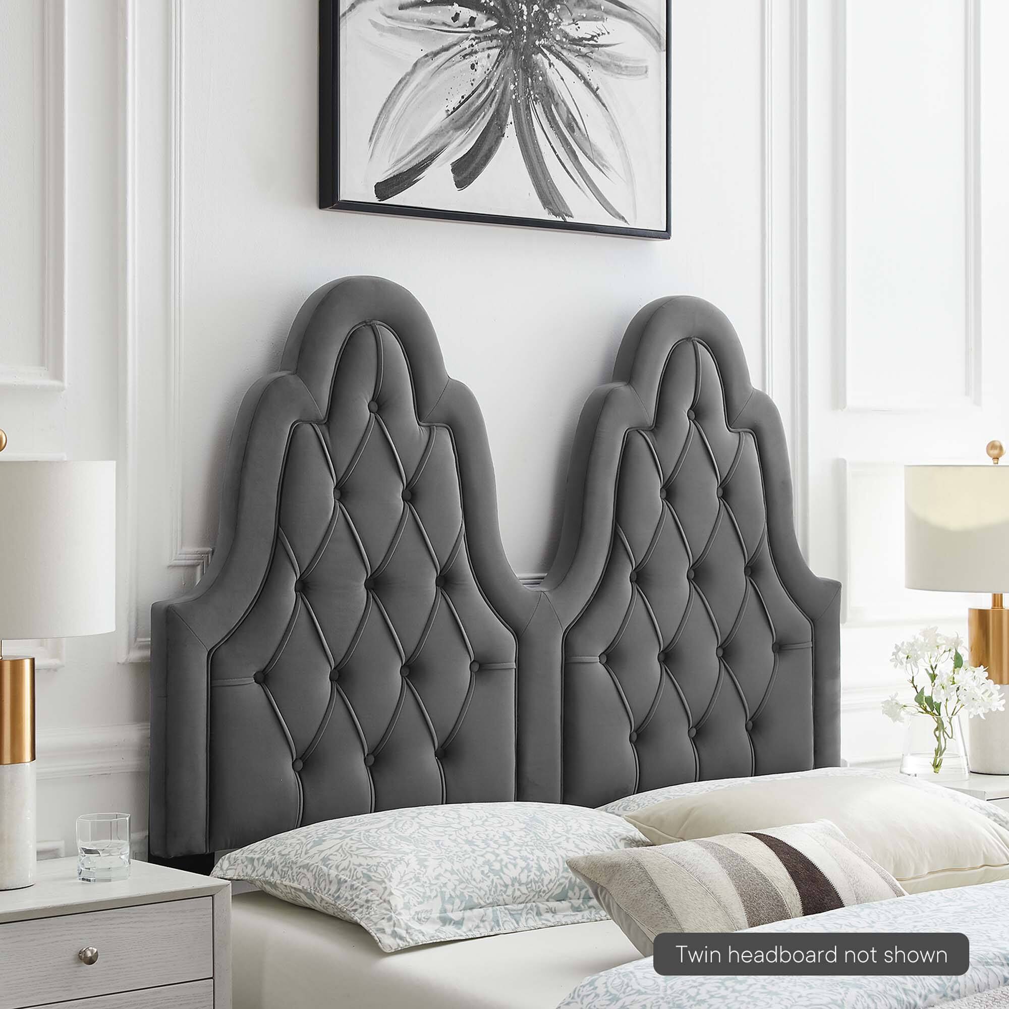 Twin headboard not shown