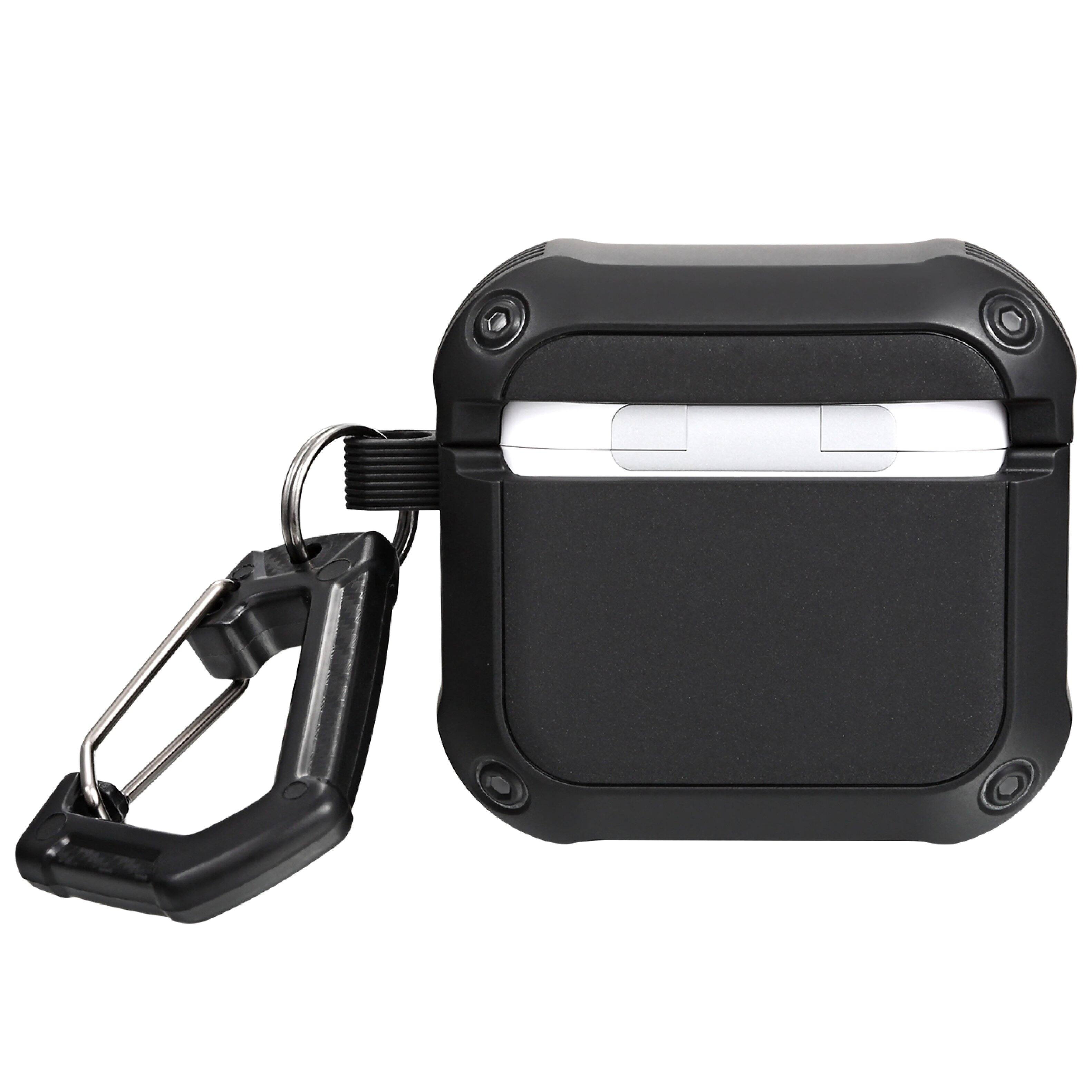 Alt View 4. Vena - Carbon Fiber Pattern Case for Apple AirPods 4 Case, Auto Open Lock Compatible with AirPods Gen 4 4th Generation, Green - Green.