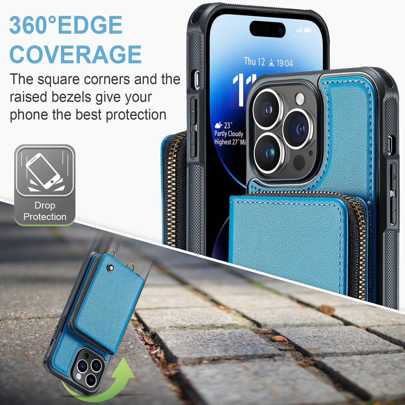 360° EDGE COVERAGE

The square corners and the raised bezels give your phone the best protection

Drop Protection

Thu 12 19:04

Partly Cloudy

Highest 27° Mi