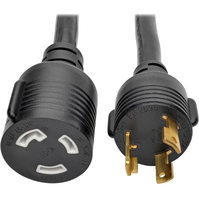 Eaton Tripp Lite Series Power Extension Cord, NEMA L5-30P to NEMA L5-30R- Heavy-Duty, 30A, 125V, 10 AWG, 10 ft. (3.05 - Black price history on PriceWatchPro