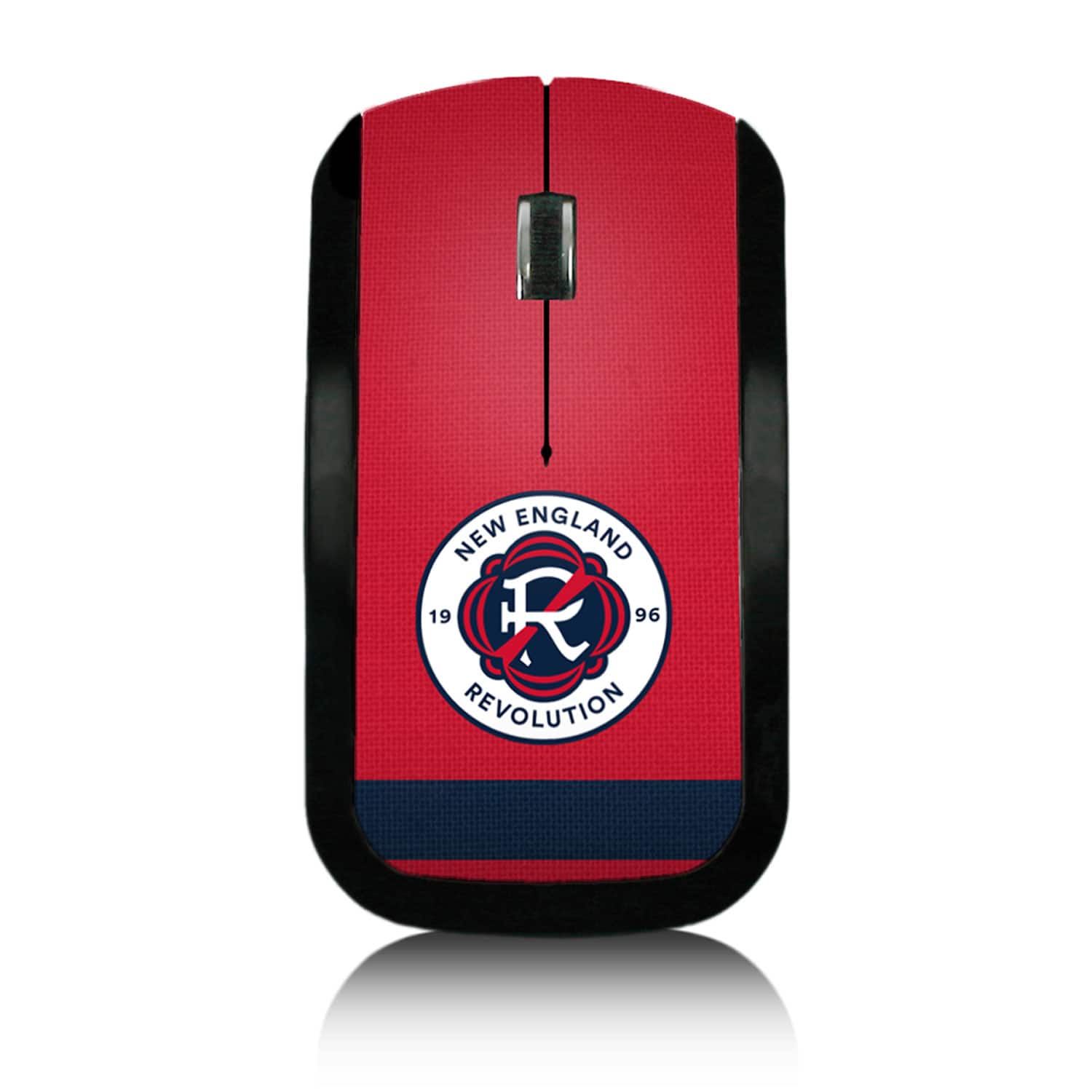 Keyscaper - New England Revolution Team Stripe Wireless Mouse - Wireless - Multicolor