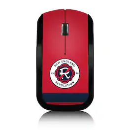 Keyscaper - New England Revolution Team Stripe Wireless Mouse - Wireless - Multicolor