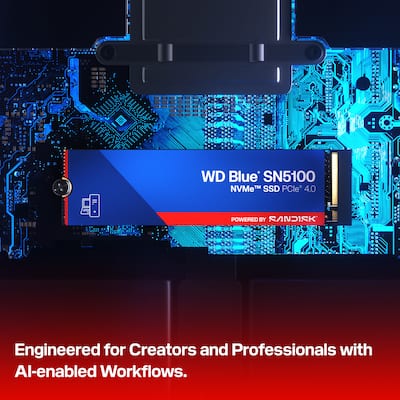 WD Blue SN5100 2TB Internal SSD PCIe Gen 4 x4 NVMe for laptops and WD Blue SN5100 2TB Internal SSD PCIe Gen 4 x4 NVMe for laptops and