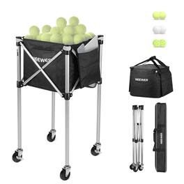 Neewer - Tennis/Pickleball Ball Hopper for Training - Black