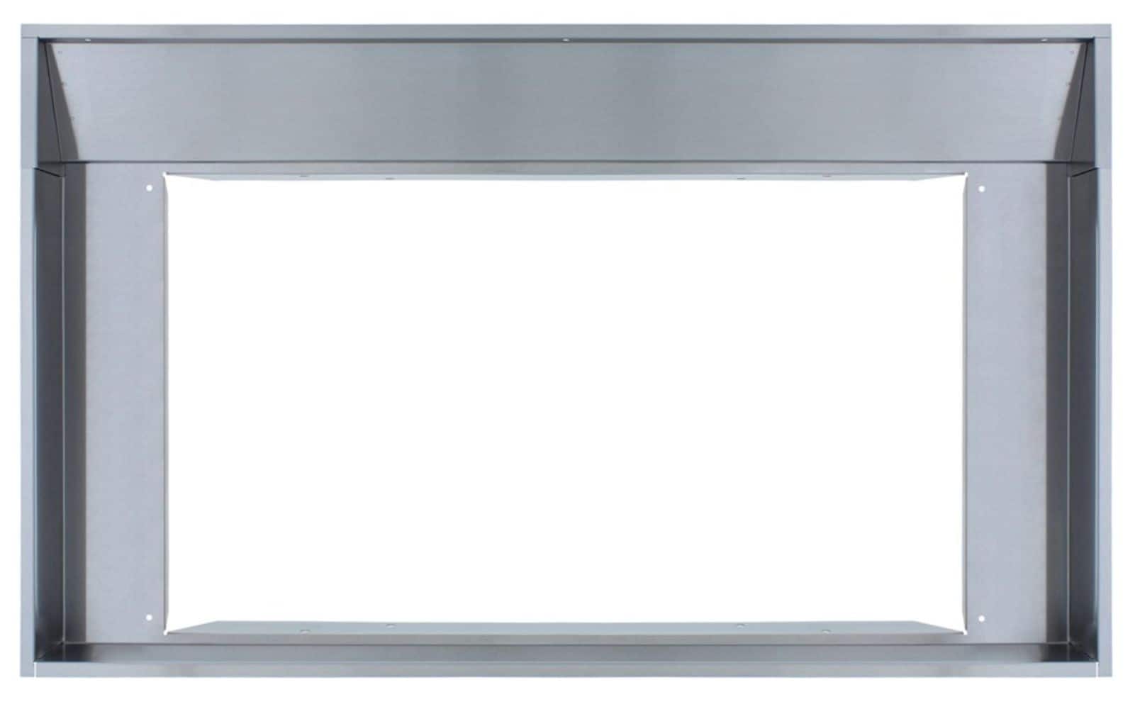 Zephyr - Panel 48 in. Liner for Tornado III Range Hood - Stainless Steel - Front_Zoom
