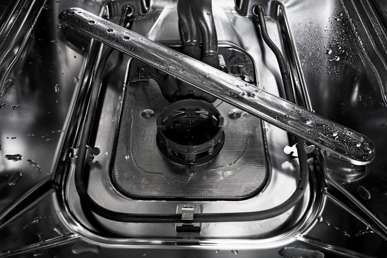 Alt View 9. Maytag - 24" Front Control Built-In Stainless Steel Tub Dishwasher with PowerBlast Cycle and 50 dBA - Black.