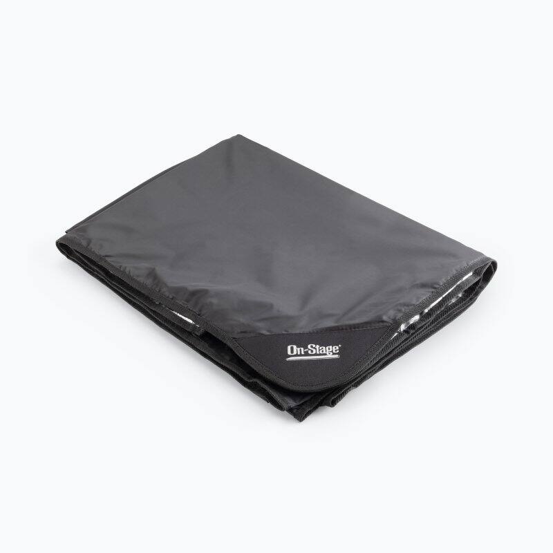 Alt View 2. On Stage Stands - On-Stage DrumFire Drum Set Dust Cover, 80" x 108" - Black.
