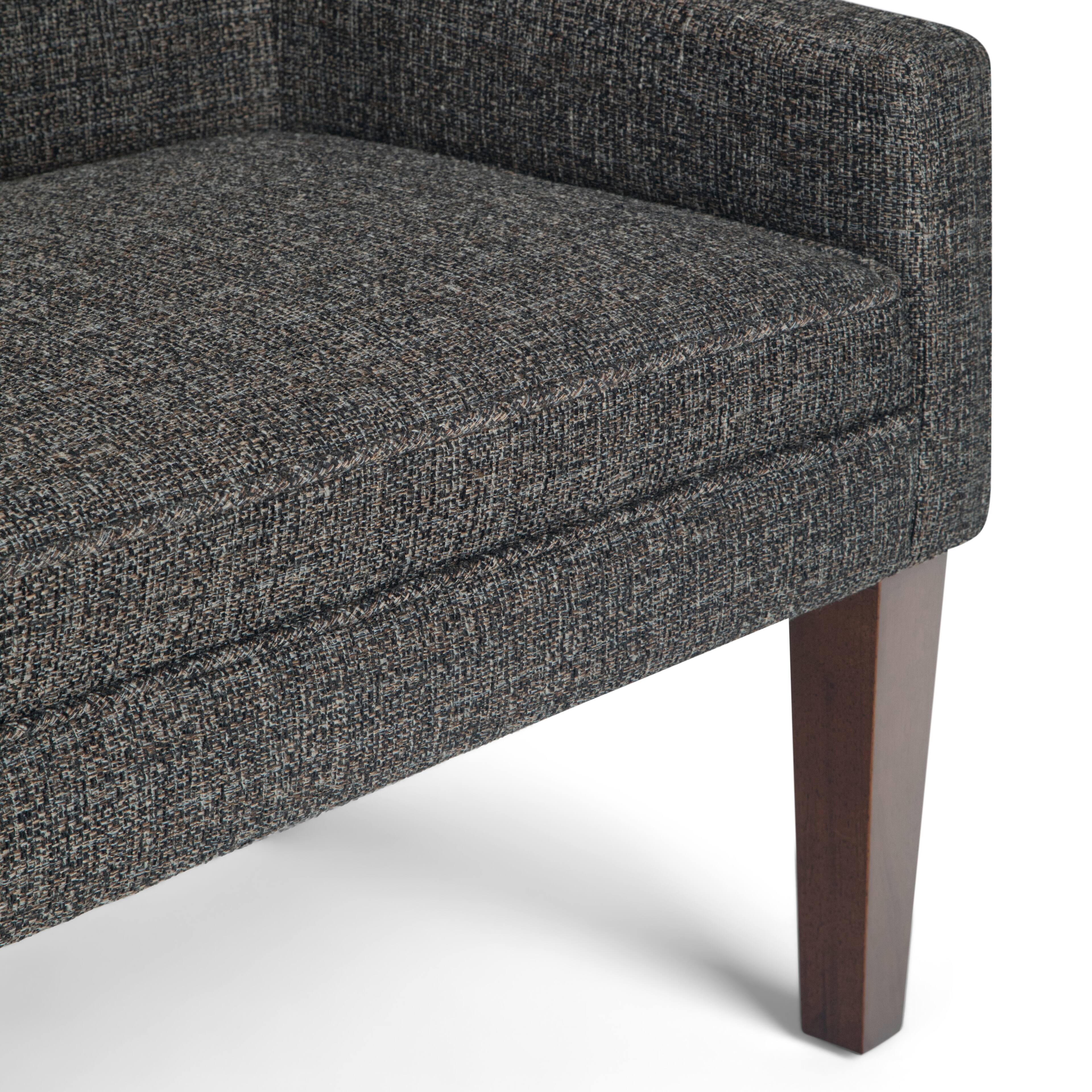 Alt View 18. Simpli Home - Parris Upholstered Bench - Dark Grey.