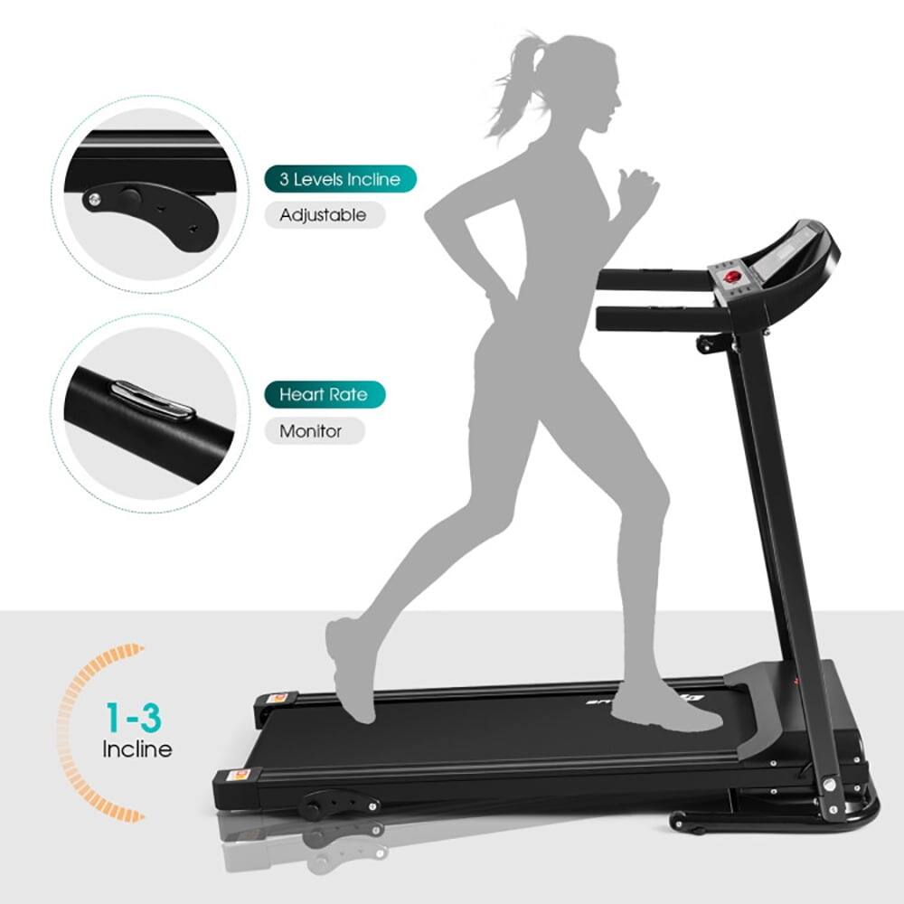 3 Levels Incline Adjustable  
Heart Rate Monitor  
1-3 Incline