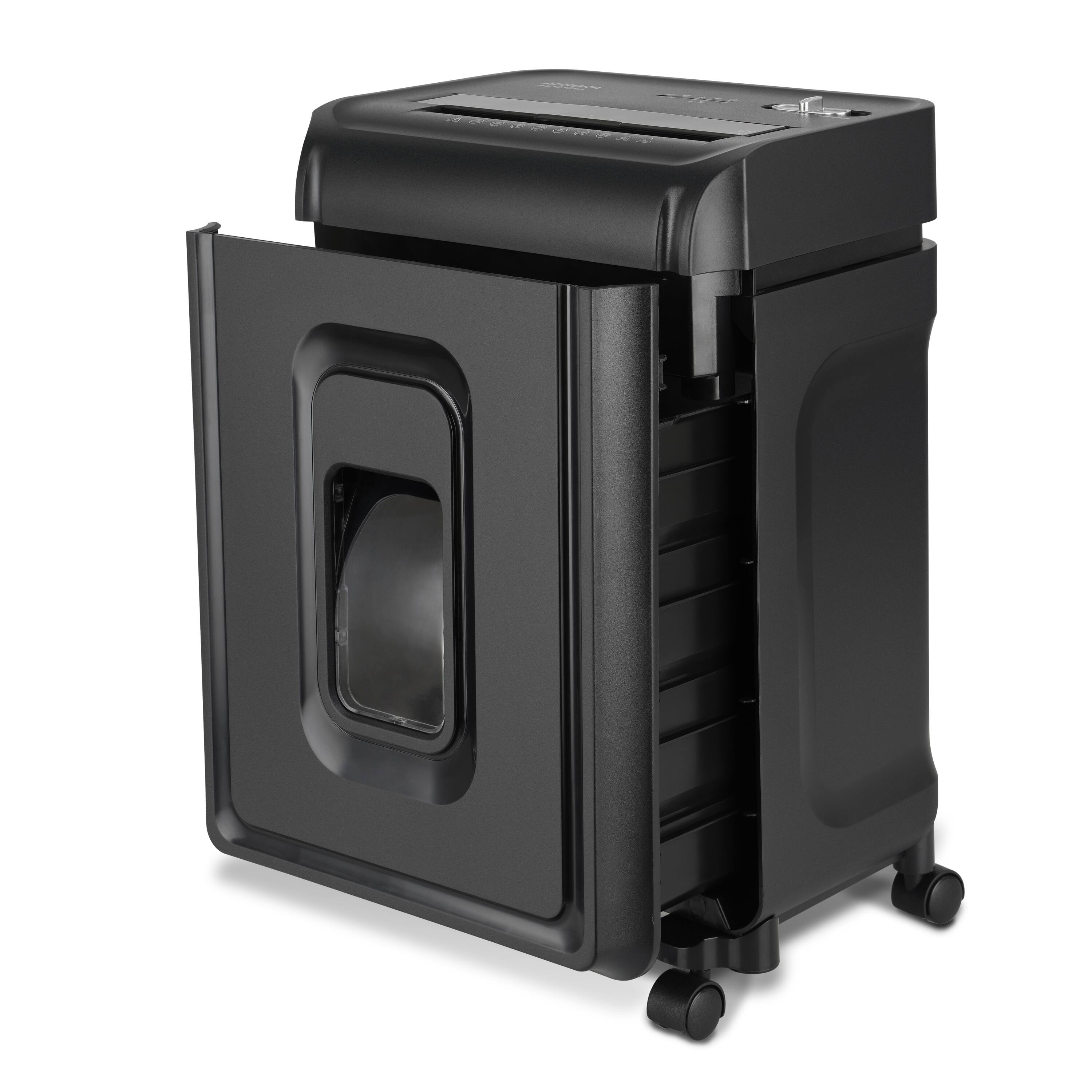 Alt View 1. Aurora - Aurora AU1035XA 10-Sheet Crosscut Paper/Credit Card Shredder with 4-Gallon Pullout Wastebasket - Black.