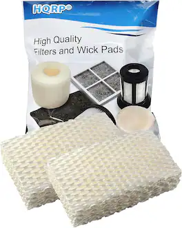 HQRP - 2-Pack WF813 Humidifier Wick Filters for ProCare PCCM-832N, PCCM-840, Relion RCM-832
