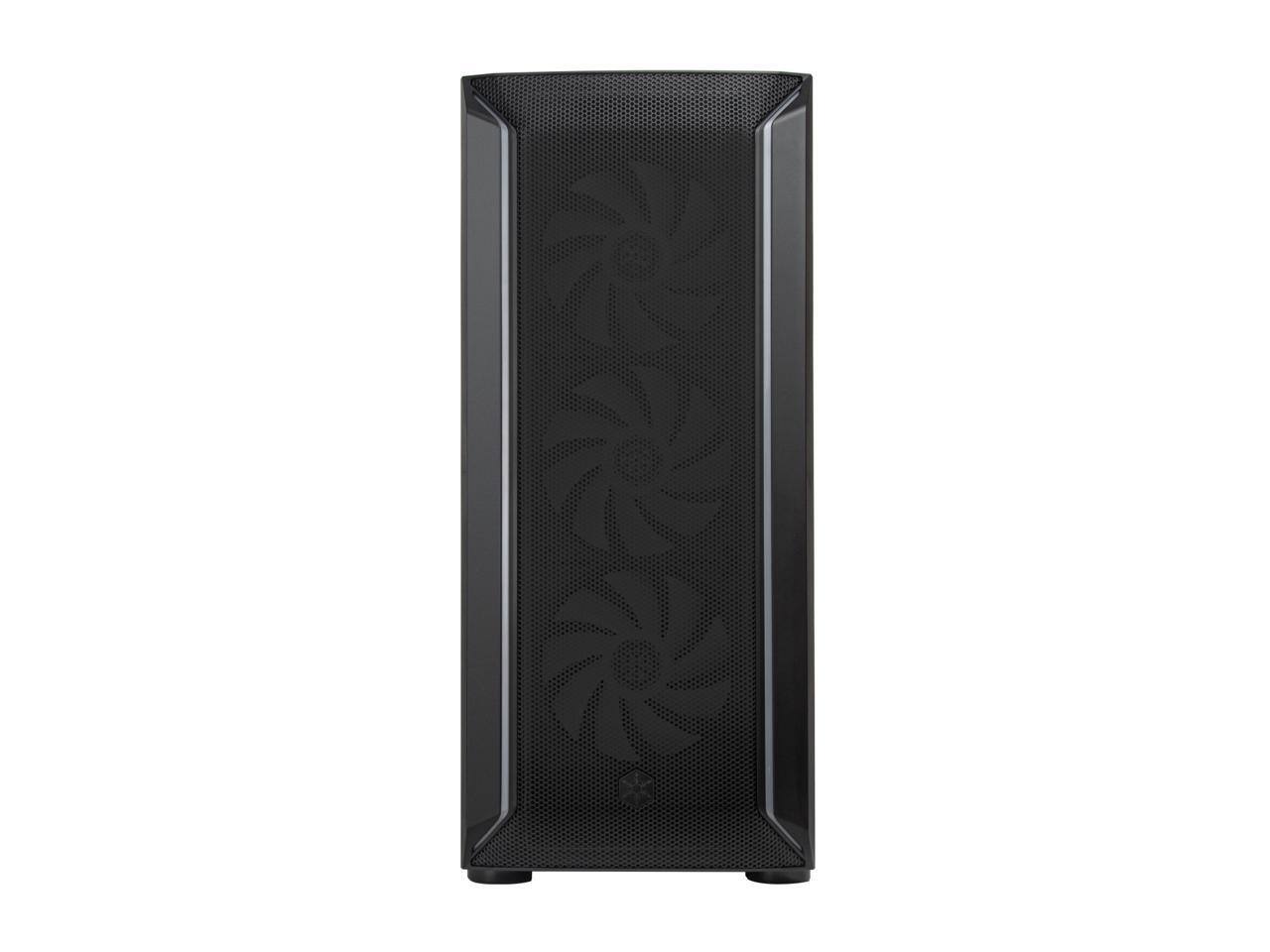 Alt View 4. SilverStone - SilverStone FARA 511Z High Airflow ATX Gaming Chassis with Excellent Cooling Potential Case SST-FA511Z-BG Black - Black.