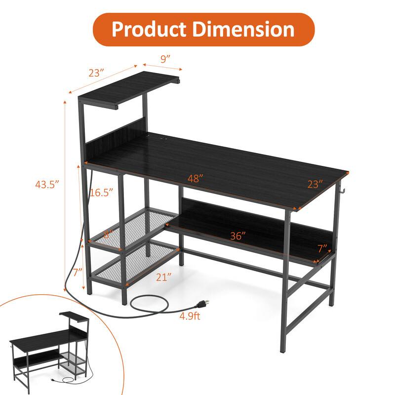 Product Dimension: 23" x 9" x 43.5" x 16.5" x 48" x 23" x 36" x 7" x 7" x 21" x 4.9ft
