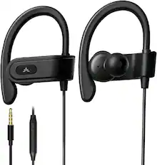 Front. Avantree - E171 - AUX 3.5mm Wired Earbuds with Microphone & in-Line Volume Control.